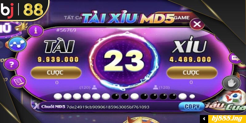 Giới thiệu về tựa game tài xỉu MD5 tại nhà cái Bj88